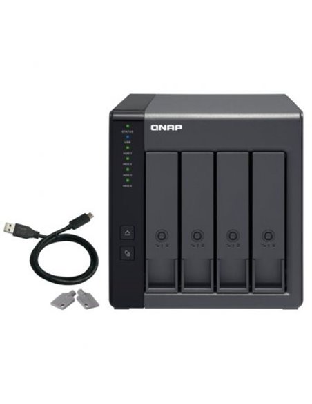 Das qnap tr-004/ 4 bahías 3.5'- 2.5'/ formato torre