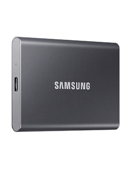 Disco externo ssd samsung portable t7 1tb/ usb 3.2/ gris