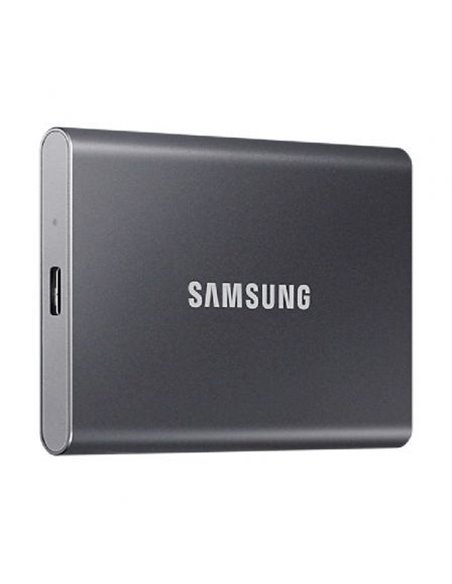 Disco externo ssd samsung portable t7 1tb/ usb 3.2/ gris