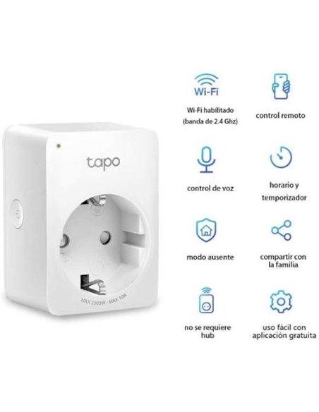Enchufe wifi inteligente tp-link tapo p100