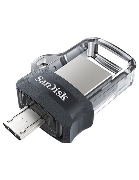 Pendrive 32gb sandisk dual m3.0 ultra usb 3.0/ microusb