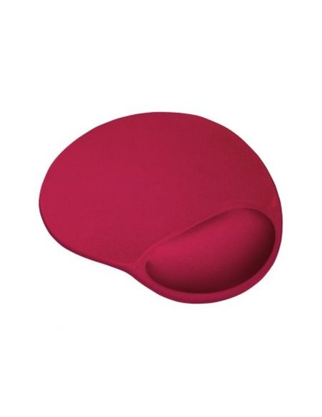 Alfombrilla ergonómica trust 20429/ 16 x 205 x 236mm/ roja