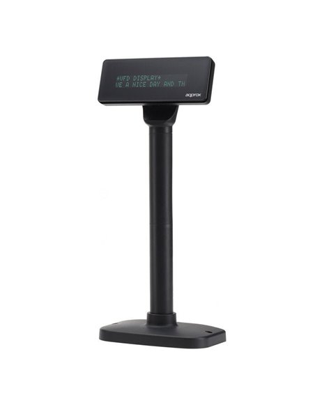 Visor tpv approx appvfd01/ 2 líneas/ usb