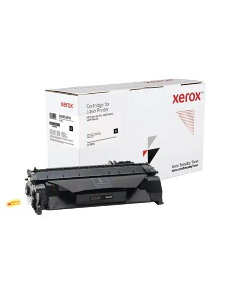 Tóner compatible xerox 006r03840 compatible con hp cf280a/ 2700 páginas/ negro