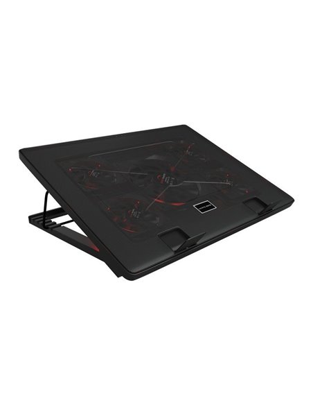 Soporte refrigerante mars gaming mnbc2 para portátiles hasta 17.3'/ iluminación led