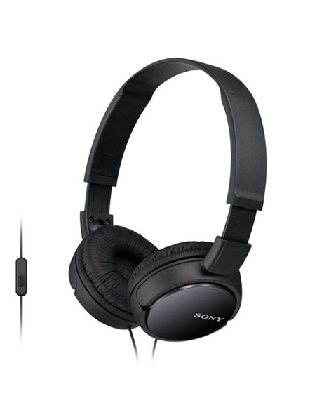 Auriculares sony mdr-zx110b/ jack 3.5/ negros