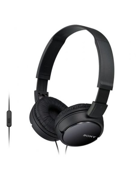 Auriculares sony mdr-zx110b/ jack 3.5/ negros