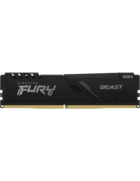 Memoria ram kingston fury beast 16gb/ ddr4/ 2666mhz/ 1.2v/ cl16/ dimm