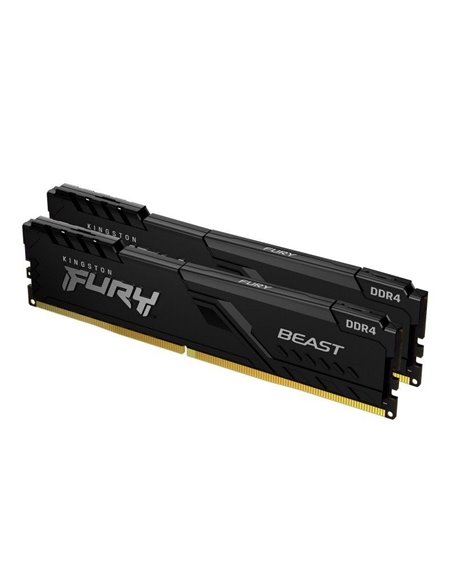 Memoria ram kingston fury beast 2 x 8gb/ ddr4/ 2666mhz/ 1.2v/ cl16/ dimm