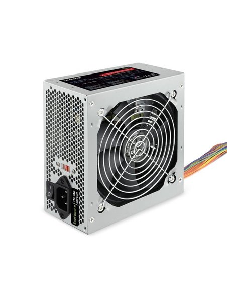 Fuente de alimentación tooq tqep-500s-int/ 500w/ ventilador 12cm