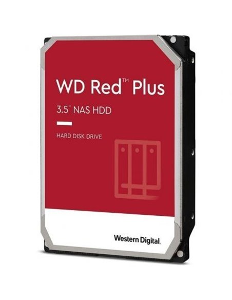 Disco duro western digital wd red plus nas 10tb/ 3.5'/ sata iii/ 256mb