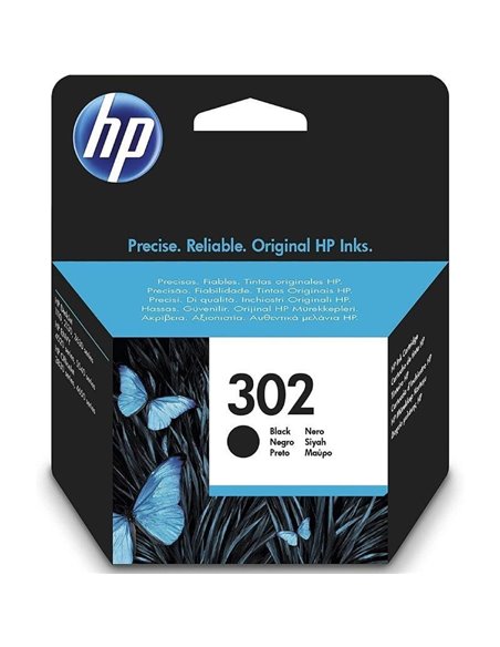 Cartucho de tinta original hp nº302/ negro