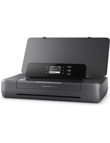 Impresora portátil hp officejet 200 wifi/ negra