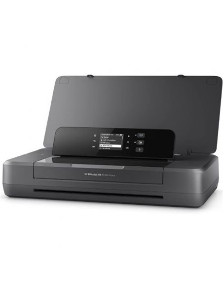Impresora portátil hp officejet 200 wifi/ negra