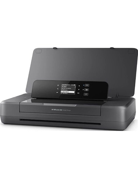 Impresora portátil hp officejet 200 wifi/ negra