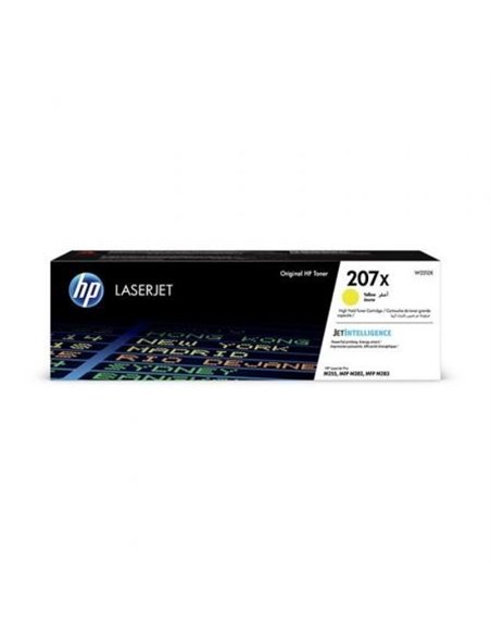 Tóner original hp nº207x xl alta capacidad/ amarillo