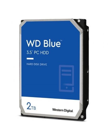 Disco duro western digital wd blue pc desktop 2tb/ 3.5'/ sata iii/ 256mb
