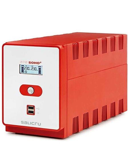Sai línea interactiva salicru sps 1600 soho+/ 1600va-960w/ 4 salidas/ formato torre