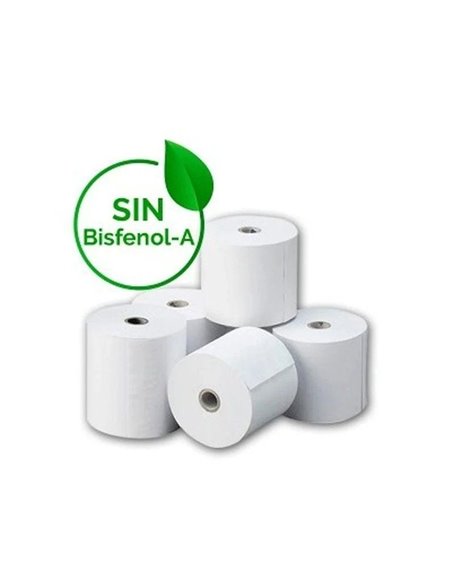 Rollo papel térmico genérico 80x80 8u bpaf/ 80 x 80mm/ 8 unidades