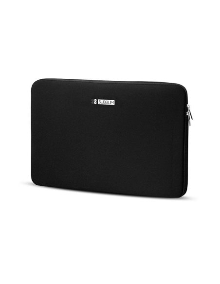 Funda subblim business laptop sleeve neoprene v2 para portátiles hasta 15.6'/ negra