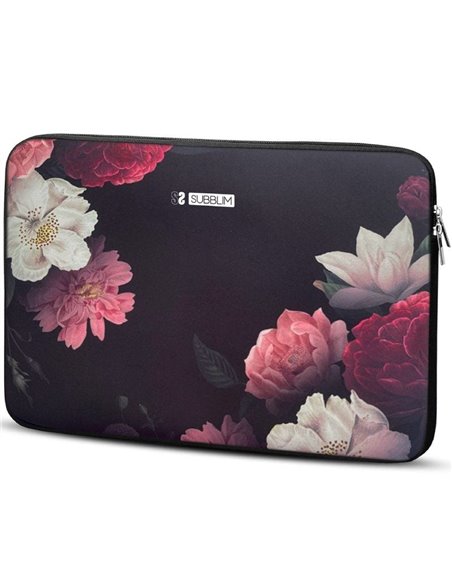 Funda subblim trendy sleeve neo flowers para portátiles hasta 14'