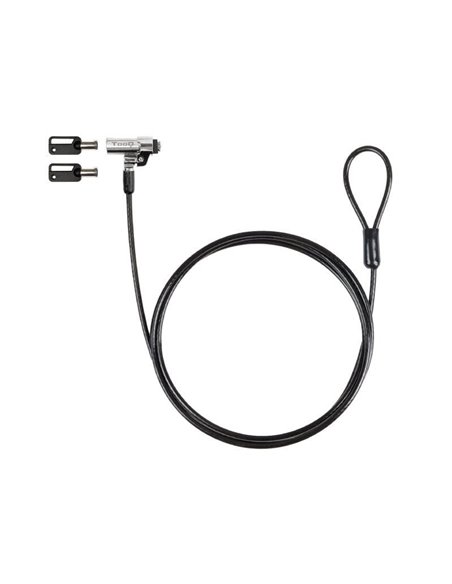 Cable de seguridad tipo nano para portátiles tooq tqclkc0045-g/ 1.5m