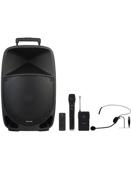 Altavoz portable con bluetooth fonestar malibu-315/ 250w