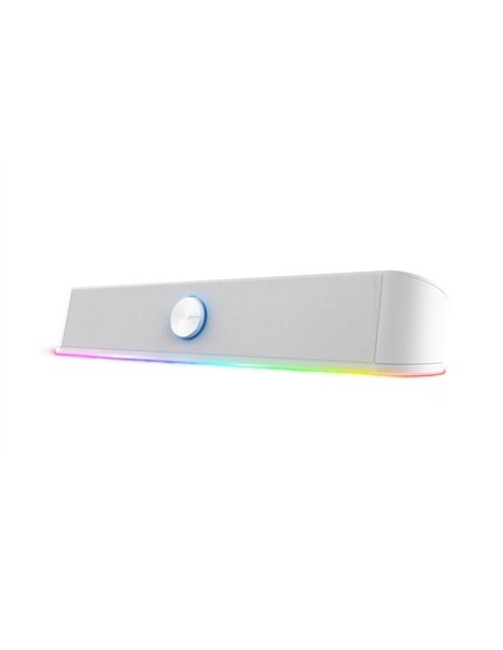 Barra de sonido trust gaming gxt 619 thorne/ 12w/ 2.0/ blanca