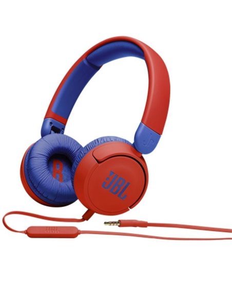 Auriculares infantiles jbl jr310/ con micrófono/ jack 3.5/ rojos y azules