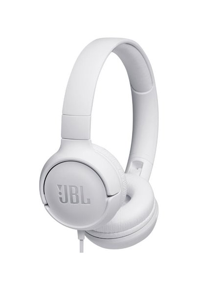 Auriculares jbl tune 500/ con micrófono/ jack 3.5/ blancos