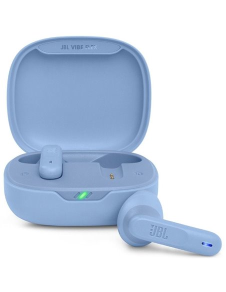 Auriculares bluetooth jbl vibe flex con estuche de carga/ autonomía 8h/ azul