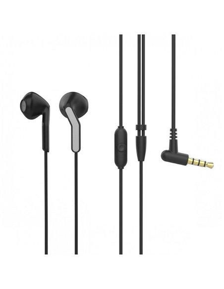 Auriculares intrauditivos muvit for change mchph0001/ con micrófono/ jack 3.5/ negros