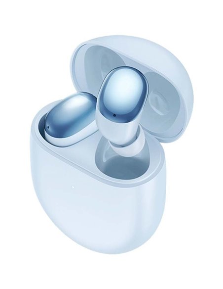 Auriculares bluetooth xiaomi redmi buds 4 con estuche de carga/ autonomía 6h/ azules