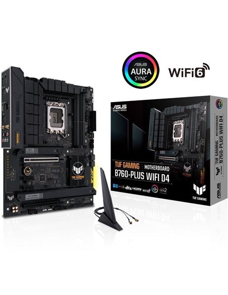Placa base asus tuf gaming b760-plus (wi-fi) d4 socket 1700