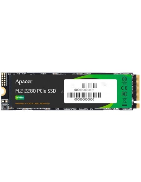 Disco ssd apacer as2280p4x 2tb/ m.2 2280 pcie/ full capacity