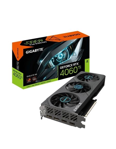 Tarjeta gráfica gigabyte geforce rtx 4060 ti eagle oc 8g/ 8gb gddr6