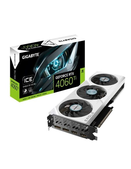 Tarjeta gráfica gigabyte geforce rtx 4060 ti eagle oc ice 8g/ 8gb gddr6