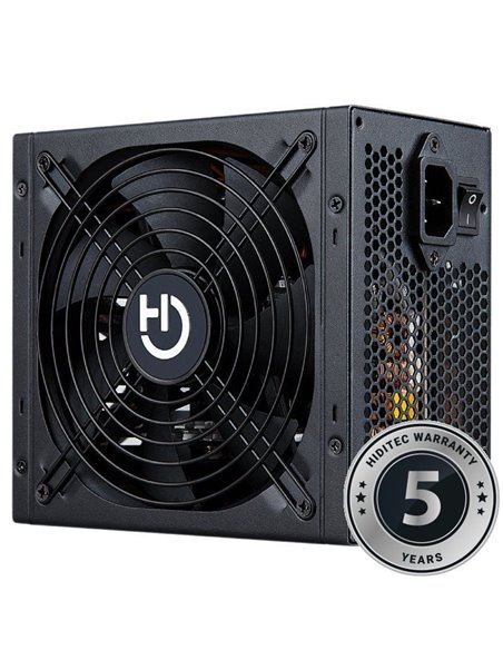 Fuente de alimentación hiditec bz850/ 850w/ ventilador 14cm/ 80 plus bronze