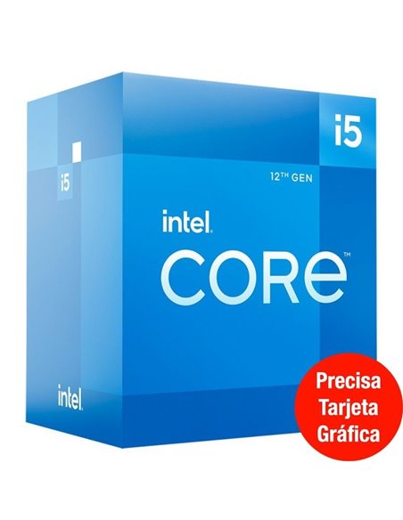Procesador intel core i5-12400f 2.50ghz socket 1700