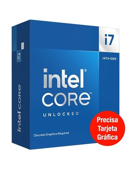 Procesador intel core i7-14700kf 3.40ghz socket 1700