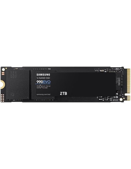 Disco ssd samsung 990 evo 2tb/ m.2 2280 pcie 5.0/ compatible con ps5 y pc/ full capacity
