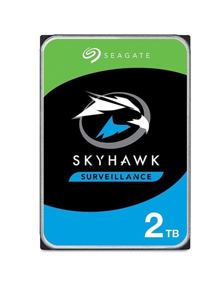Disco duro seagate skyhawk surveillance 2tb/ 3.5'/ sata iii/ 256mb