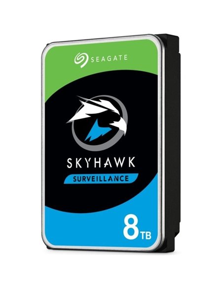 Disco duro seagate skyhawk surveillance 8tb/ 3.5'/ sata iii/ 256mb