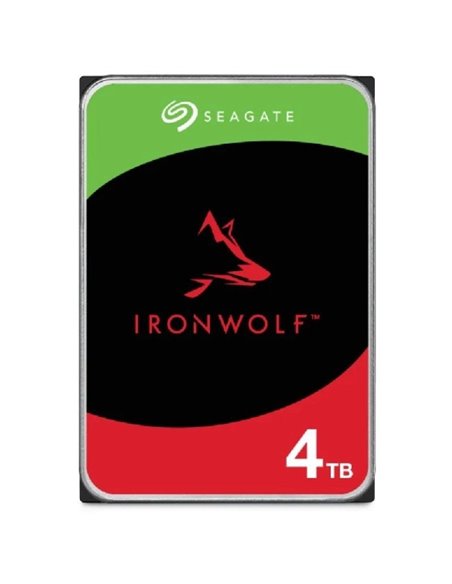 Disco duro seagate ironwolf nas st4000vn006 4tb/ 3.5'/ sata iii/ 256mb