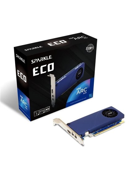 Tarjeta gráfica sparkle intel arc a310 eco/ 4gb gddr6/ compatible con perfil bajo