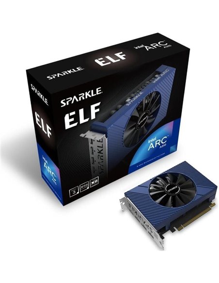 Tarjeta gráfica sparkle intel arc a310 elf/ 4gb gddr6