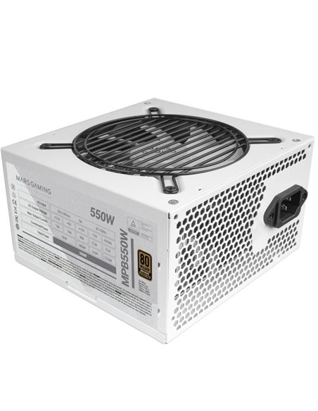 Fuente de alimentación mars gaming mpb550/ 550w/ ventilador 12cm/ 80 plus bronze