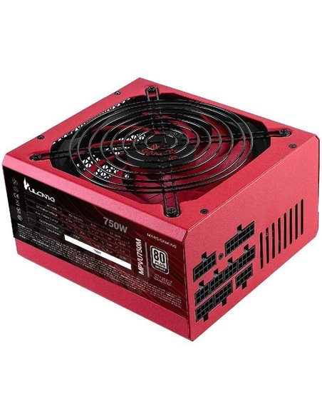 Fuente de alimentación mars gaming mpvu750m/ 750w/ ventilador 14cm/ 80 plus silver