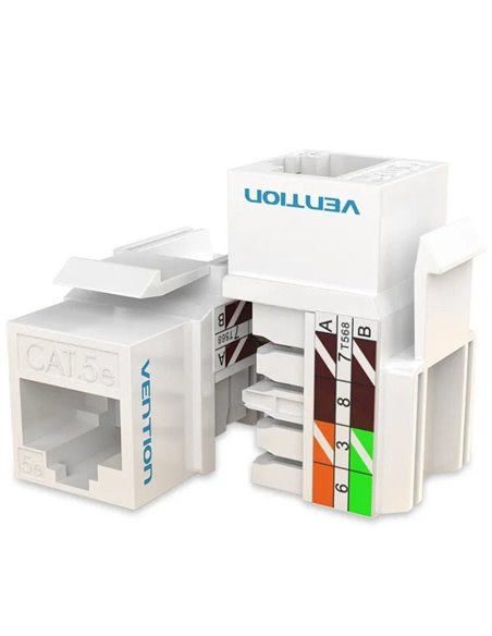 Conector rj45 90º vention ipaw0/ cat.5e utp