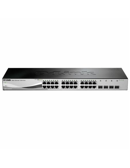 Switch gestionable d-link dgs-1210-28 28 puertos/ rj-45 gigabit 10/100/1000/ sfp